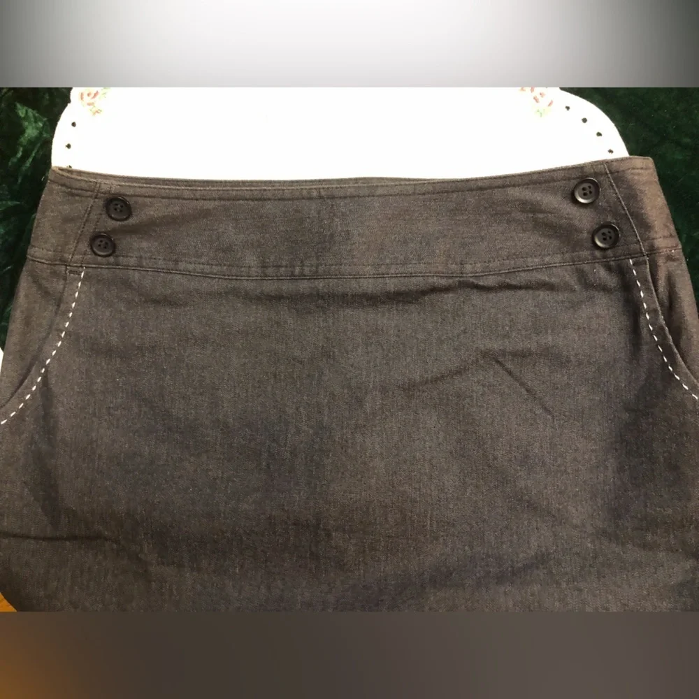 Star City Black Trouser Denim Skirt Size 5